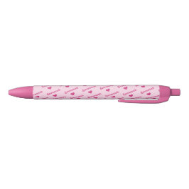 Personalisiert rosa Pen - Jeder Name mit Herz Kugelschreiber