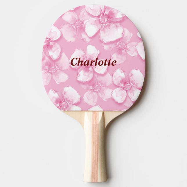 Personalisiert rosa tischtennis schläger (Vorderseite)