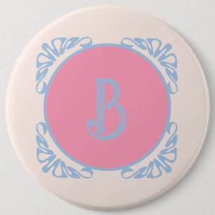 Personalisiert rosa und blau button