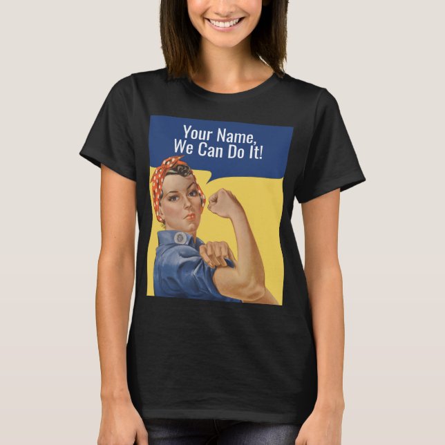 Personalisiert Rosie, die Nietmutter-Hemden T-Shirt (Vorderseite)