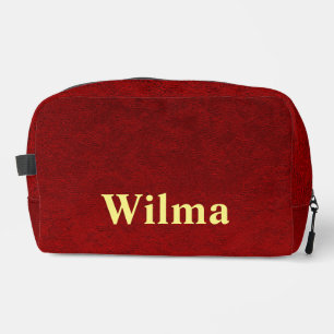 Personalisiert Royal Carneet Velvet Print Waschbeutel