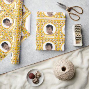 Personalisiert Royalty Baby Foto Geschenkpapier