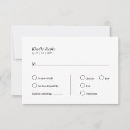 Personalisiert RSVP karte