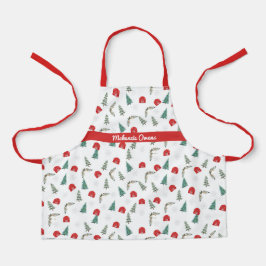 Personalisiert Rustikaler Weihnachtsstall Schürze