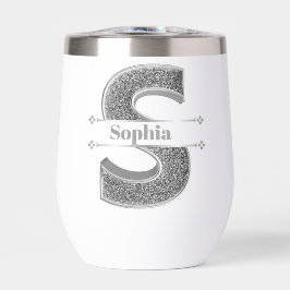 Personalisiert S Initial Silver Monogram Ihr Name