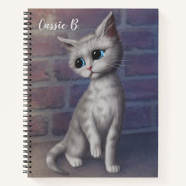 Personalisiert Sad Kitty Notizbuch