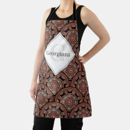 Personalisiert Safari Sunset Bohemisch Mandala Sca Schürze