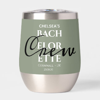 Personalisiert Sage Green Bachelorette Crew Party