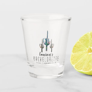 Personalisiert Saguaro Cactus Bachelorette Schnapsglas
