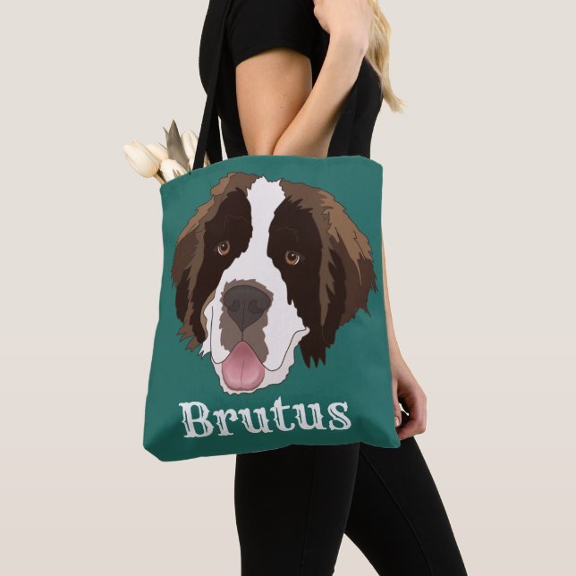 Personalisiert Saint Bernard Tasche (Von Nahem)