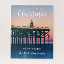 Personalisiert San Diego Sonnenuntergang Weihnacht