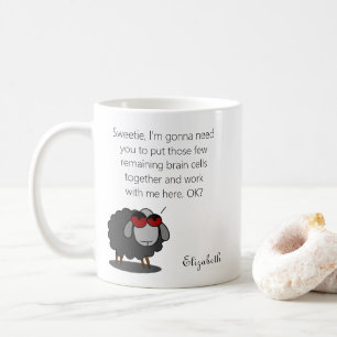 Personalisiert Sarcasm Funny Brain Cells Spaß Witt Kaffeetasse