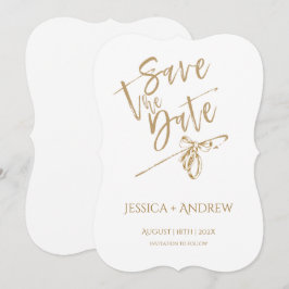 Personalisiert Save the Date Minimalistische Vorla Einladung
