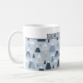 Personalisiert "Scaling the Peaks of Coziness" Kaffeetasse