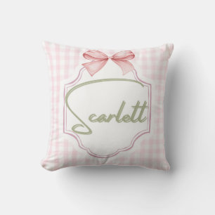 Personalisiert Scarlett Baby Girl Kinderzimmer Gin Kissen