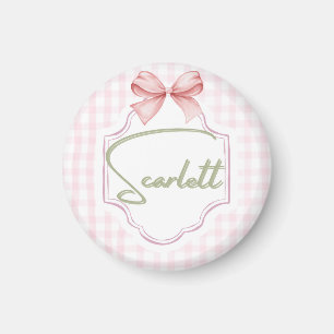 Personalisiert Scarlett Baby Girl Kinderzimmer Gin Magnet