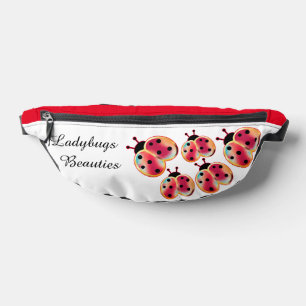 Personalisiert schöne Fluttering Ladybugs Bauchtasche