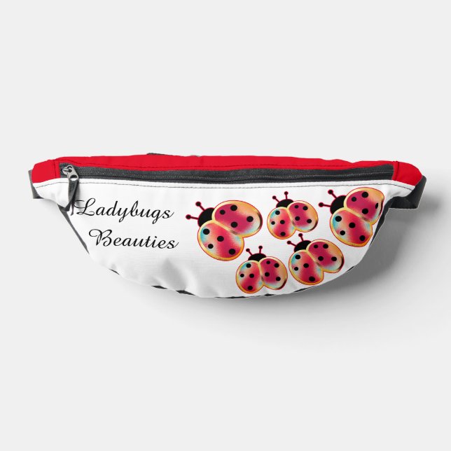 Personalisiert schöne Fluttering Ladybugs Bauchtasche (Ablage )
