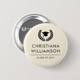 Personalisiert School and Uni-Abschluss Elegante Button