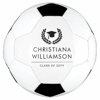 Personalisiert School and Uni-Abschluss Elegante Fußball