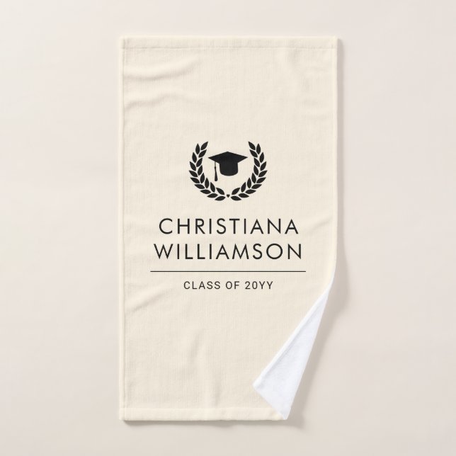 Personalisiert School and Uni-Abschluss Elegante Handtuch (Handtuch)