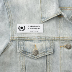 Personalisiert School and Uni-Abschluss Elegante Namensschild