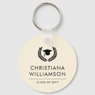 Personalisiert School and Uni-Abschluss Elegante Schlüsselanhänger