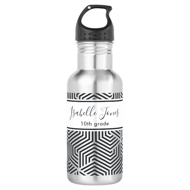 personalisiert School Edelstahlflasche (Vorderseite)