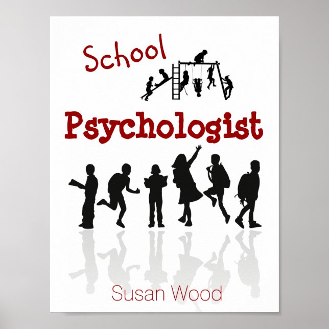 Personalisiert School Psychologin Poster (Vorne)