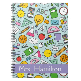 Personalisiert School Supplements Notebook Notizblock