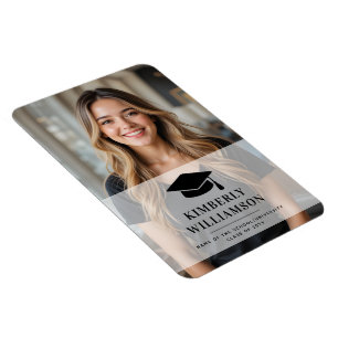 Personalisiert School Uni-Abschluß Foto Magnet