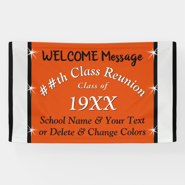 Personalisiert School Wiedersehen-Banner in Ihren  Banner (Horizontal)