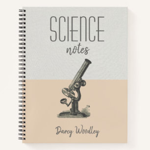 Personalisiert Science Class Notes Notebook Notizbuch