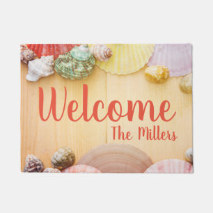 Personalisiert Seashell Welcome Mat Fußmatte