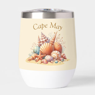 Personalisiert Seashell Wine Tumbler