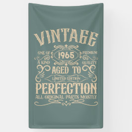 Personalisiert sechzigste Vintage 60. Geburtstagsp Banner