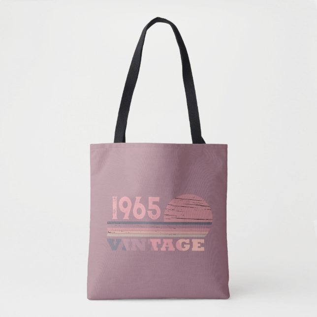 Personalisiert sechzigste Vintage 60. Geburtstagsp Tasche (Vorderseite)