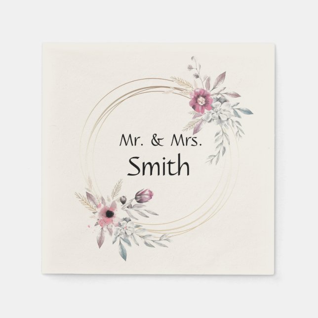 Personalisiert Serviette (Vorderseite)