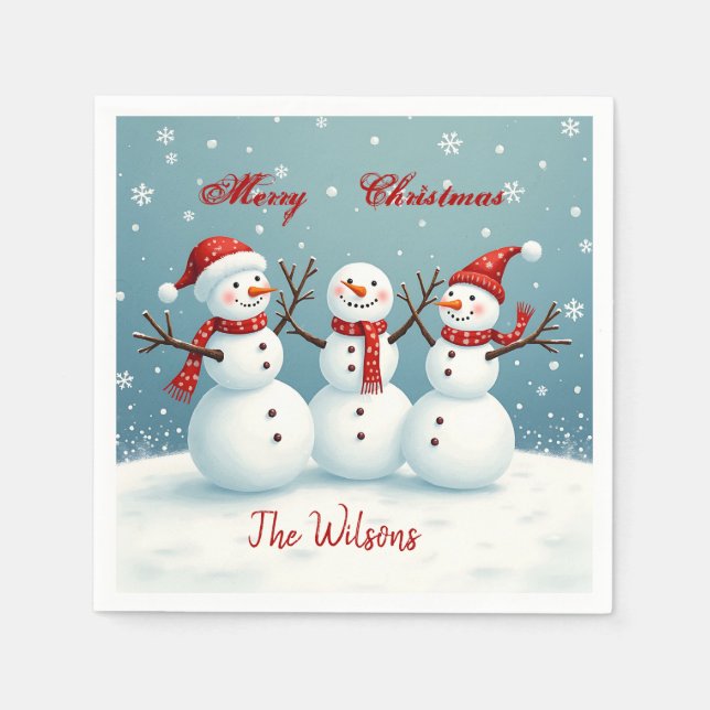 Personalisiert Serviette (Vorderseite)