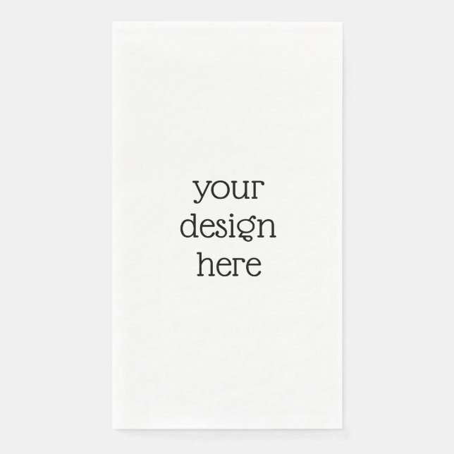 Personalisiert Serviette (Vorderseite)
