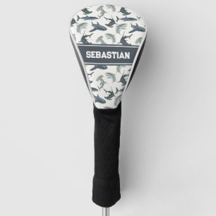 Personalisiert Shark Golf Head Cover Custom Golf Headcover