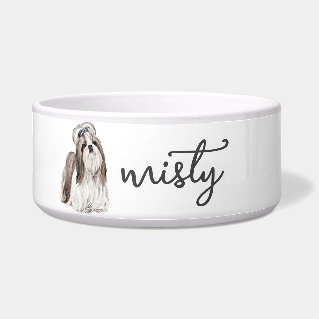 Personalisiert Shih Tzu Food Napf (Vorderseite)