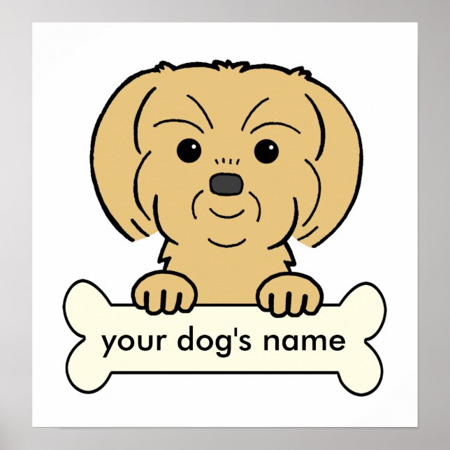 Personalisiert Shih Tzu Poster (Vorne)