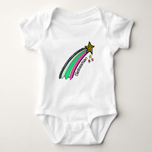 Personalisiert Shooting Star Space Baby Bodysuit Strampler