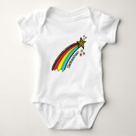 Personalisiert Shooting Star Space Baby Bodysuit Strampler