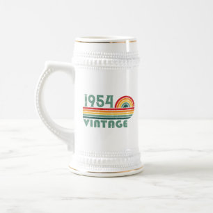Personalisiert siebzig Vintagen 70. Geburtstag Bierglas