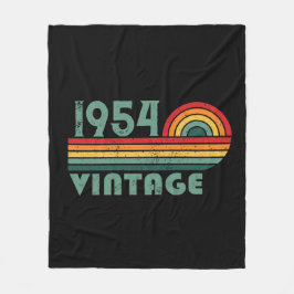 Personalisiert siebzig Vintagen 70. Geburtstag Fleecedecke