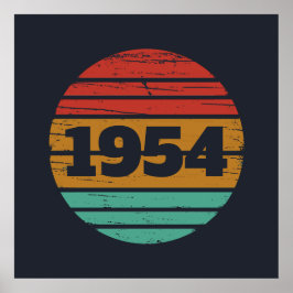 Personalisiert siebzig Vintagen 70. Geburtstag Poster