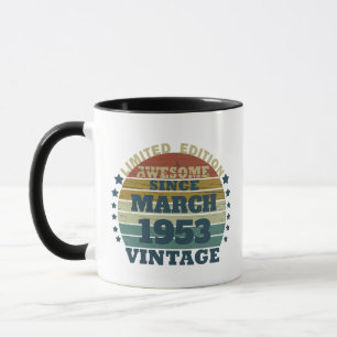 Personalisiert siebzig Vintagen 70. Geburtstag Tasse