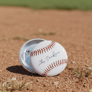 Personalisiert signiertes Baseball Button